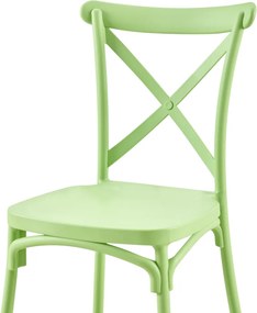 Scaun, pliabil, verde, SAVITA