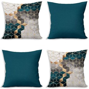 Fețe de pernă în set de 4 buc. 43x43 cm Optic - Minimalist Cushion Covers