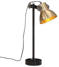 vidaXL Lampă de birou 25 W, alamă antichizată, 15x15x55 cm, E27