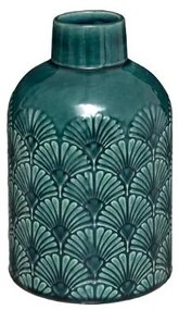 Vaza Ceramica Double Glaze Verde H21,7 cm