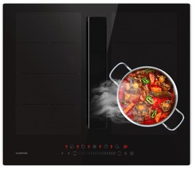 Chef-Fusion Down Air System, plită cu inducție + hotă DownAir, 60 cm, 600 m³/h EEC A