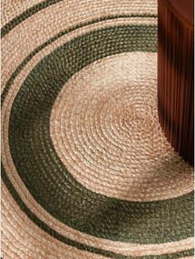 Covor în culoare naturală reversibil/țesut manual rotund din iută ø 150 cm Basil – Hanse Home