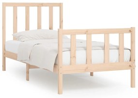 3106818 vidaXL Cadru de pat, 90x200 cm, lemn masiv