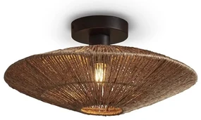 Plafoniera eco din iuta Iguazu S disc 40cm, natur
