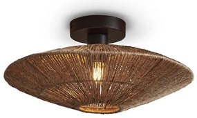 Plafoniera eco din iuta Iguazu S disc 40cm, natur