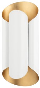 Aplica de perete design modern BANKS alb/auriu