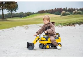 Încărcător frontal fără pedale pentru copii CAT galben/negru