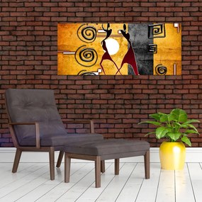 Tablou - Pictură străveche (120x50 cm)