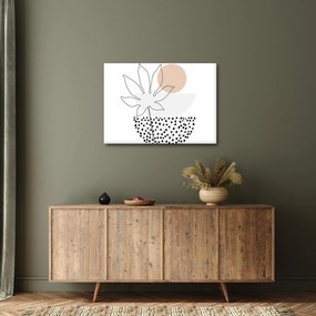 Tablou - Linie de artă flori N⁰3 (70x50 cm)
