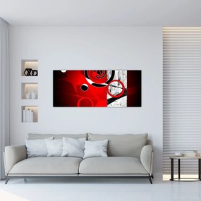 Tablou cu abstracție (120x50 cm)