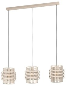 Lustră pe cablu Eglo 390147 OLTAMAR 3xE27/40W/230V crem