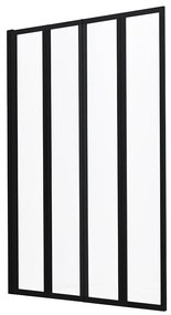 Paravan de baie Tribeca 110x140 cm negru