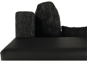 Zondo Colțar în formă de U Esa (negru + negru șuvițat). 1016591