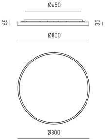 Plafoniera LED design slim AELA 80cm, auriu, alb sau negru