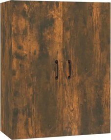 vidaXL Dulap suspendat, stejar fumuriu, 69,5x34x90 cm, lemn prelucrat