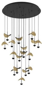 Lustră LED dimabilă pe cablu Eglo 390341 DRACERA 17xLED/2,3W/230V d. 78 cm