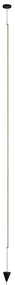 Lampadar LED vertical design modern minimalist VERTICAL 36W negru