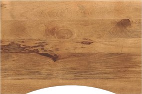 vidaXL Blat birou cu decupaj curbat 100x60x2,5 cm lemn masiv mango