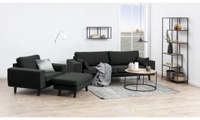 Masă de cafea SARON stejar/negru