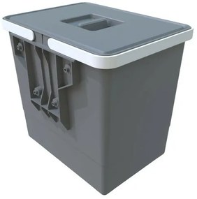 Coș de gunoi încorporat Elletipi EASY - pentru ușă, 15 l, 15 l