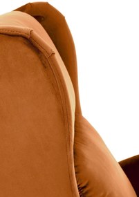 Fotoliu recliner Agustin 2 velvet cinnamon H107 cm