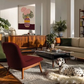 Tablou 60x80 cm Striped Vase – Styler