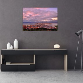 Tablou - Amurg la oraș (90x60 cm)