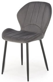 Scaun K538 velvet gri H85 cm