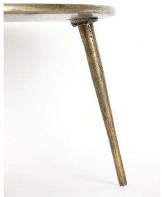 Măsuță de cafea în culoarea bronz rotundă din metal ø 67,5 cm Babina – Light &amp; Living