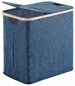 GEDY 133805 Yoshi coș pentru rufe 53 x 51 x 34 cm,bambus, albastru