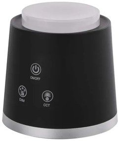 Lampă LED reîncărcabilă dimabilă de masă 4 în 1 LED/6W/3,7V 3000K/4000K/6500K negru