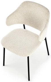Scaun de bucaterie Lutero, crem