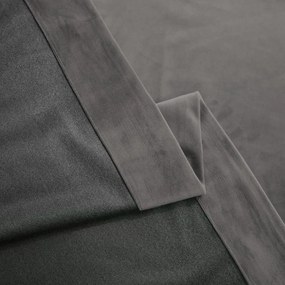 Set draperie din catifea blackout cu rejansa din bumbac tip fagure, Madison, densitate 700 g/ml, Tapa, 2 buc