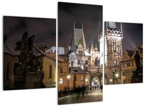 Tablou cu Poarta de pulbere iluminată (90x60 cm)