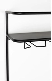 Dulap vinotecă din ratan negru 18x100 cm Guuji - White Label