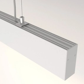 Lustra LED design tehnic Points alb