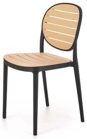 Scaun de bucătărie Josie, maro / negru