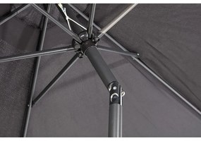 Umbrelă de soare fără suport Bonami Essentials Sun, ø 300 cm, negru