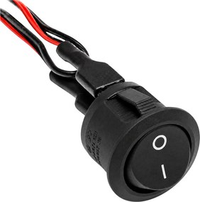Întrerupător ON OFF GTV pentru bandă LED, 36W, 12V, negru 36 W, 12 V, Negru