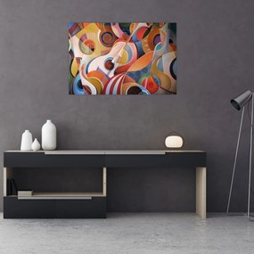 Tablou - Abstract muzical (90x60 cm)
