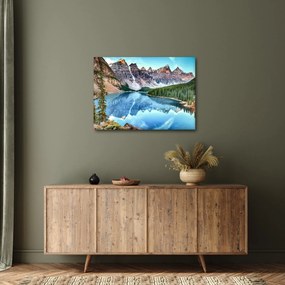 Tablou - Lacul Moraine (70x50 cm)