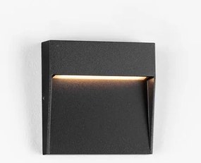 Spot LED aplicat iluminat exterior ambiental IP54 TOBY negru