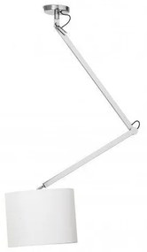 Lampa MADISON C de tavan alb crom 230V E27 42W