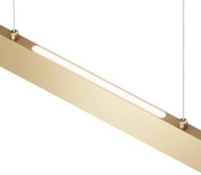 Lustra LED suspendata design modern Step auriu