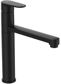 Baterie bucatarie Ideal Standard Cerafine O negru mat, cu pipa pivotanta