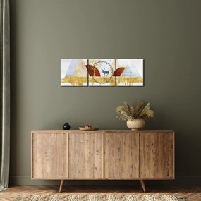 Tablou - Decor (cu ceas) (90x30 cm)