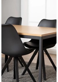 Masă dining cu blat în decor de stejar sălbatic Actona Seaford, 160 x 80 cm