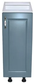 Corp inferior 30 cu 1 usa Zebra MDF Albastru drept