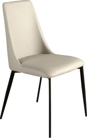 Scaun design LUX, Metal, Piele Sintetica, Sand