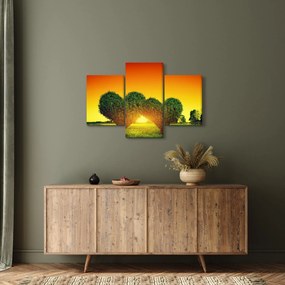 Tablou - Inima în coroanele copacilor (90x60 cm)